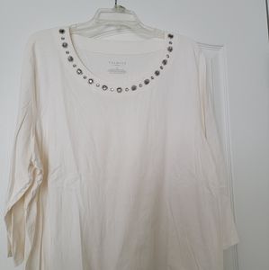 Talbots Long Sleeve Cotton Tee 3x